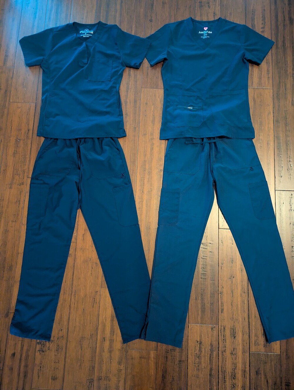 NWOT 2 Navy Blue Medical Scrub Sets- Size Small
